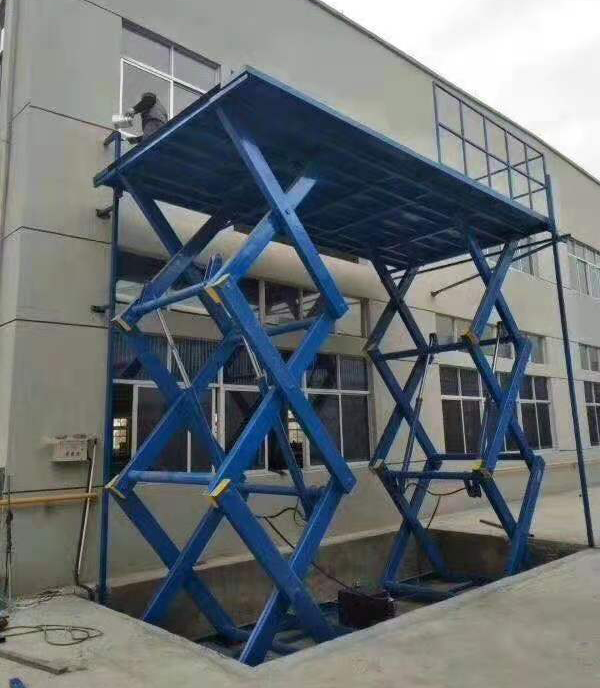 大臺面固定剪叉式升降貨梯